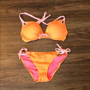 VS orange bikini